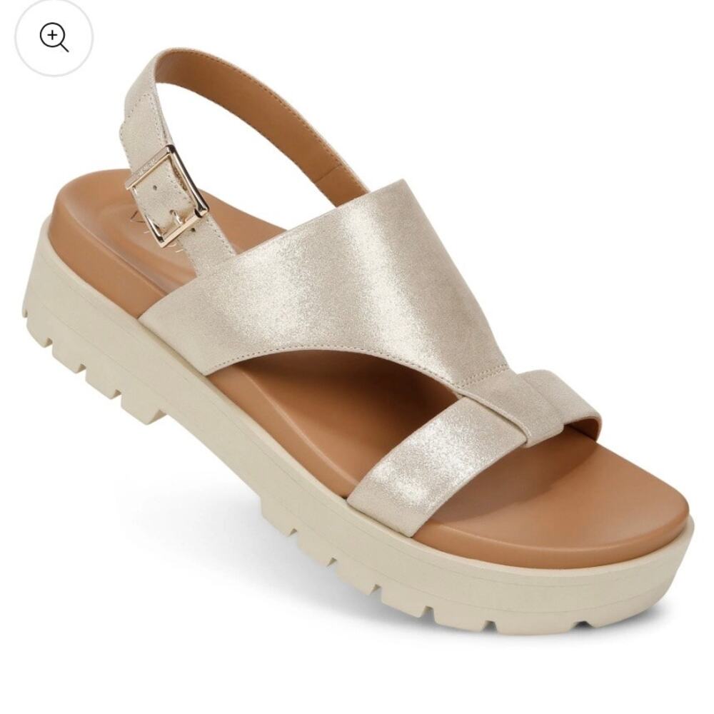 Vionic Alondra Lug Women's T-Strap Comfort Sandal Size 10 Comfort Casual